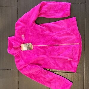 New girls north face pink jacket